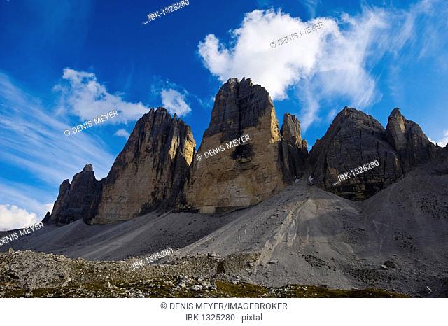 The Three Peaks, Dolomites, Alto Adige, Italy, Europe