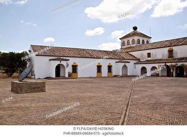 Coto Donana, courtyard of the visitor centre, El Acebuche