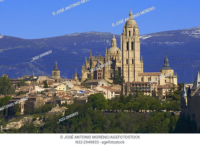 Cathedral, Segovia, Castilla-Leon, Spain