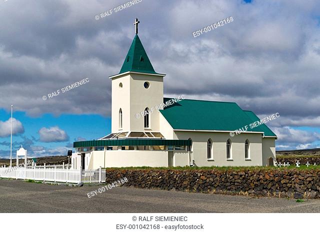 Kleine Kirche in Reykjahlid