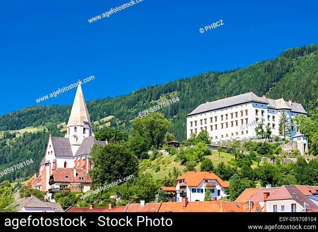 Obermurau castle in Murau, Styria, Austria
