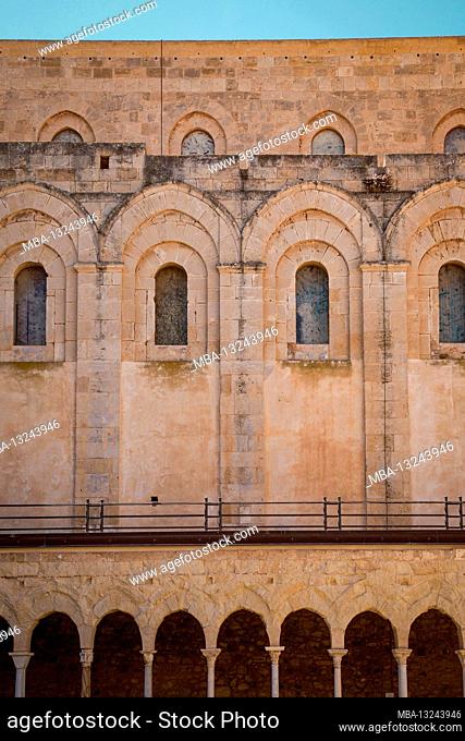 Cathedral San Salvatore, church, Cefalu, Sicily, Italy