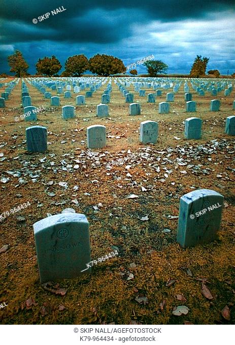 The Clark Air Base Cemetery in Angeles City, Pampamga, Philippines