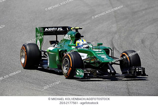 Motorsport 9th to 11th May 2014, Circuit de Catalunya, Montmelo, Spain, FormulaOne Grand Prix of Spain ---- Marcus Ericsson (SWE), Caterham CT05