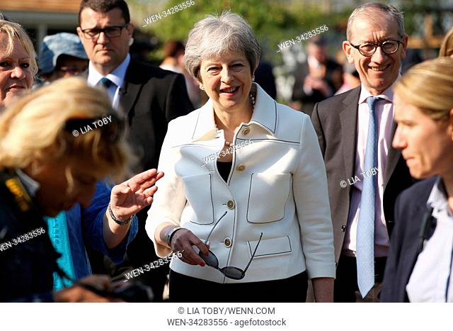 RHS Chelsea Flower Show 2018 Featuring: Prime Minister Theresa May Where: London, United Kingdom When: 21 May 2018 Credit: Lia Toby/WENN.com