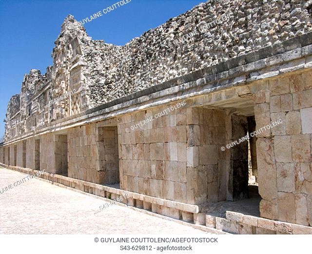 Nunnery Quadrangle. Uxmal, Yucatan