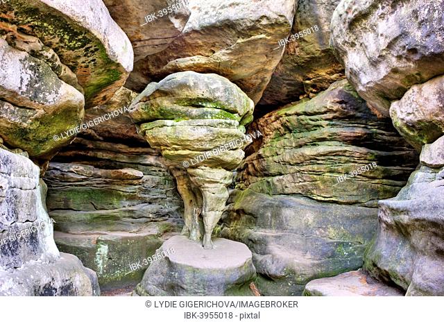 Erroneous Rocks, Bledne Skaly, Gor Stolowych National Park, Poland