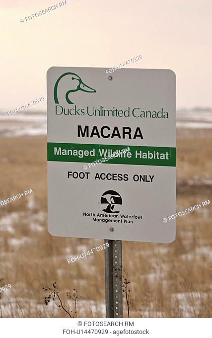 canada, conservation, saskatchewan, scenic, sign, wildlife