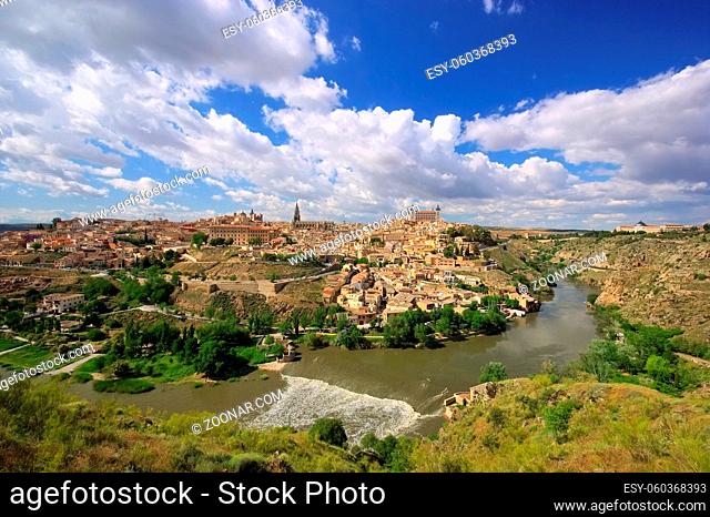 Toledo Stadt Panorama - Toledo town Panorama 02