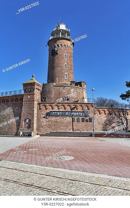 The lighthouse of Kolobrzeg is 26 metres high. It is located at the entrance to the port of Kolobrzeg, on the banks of the River Parseta (Persante), Kolobrzeg