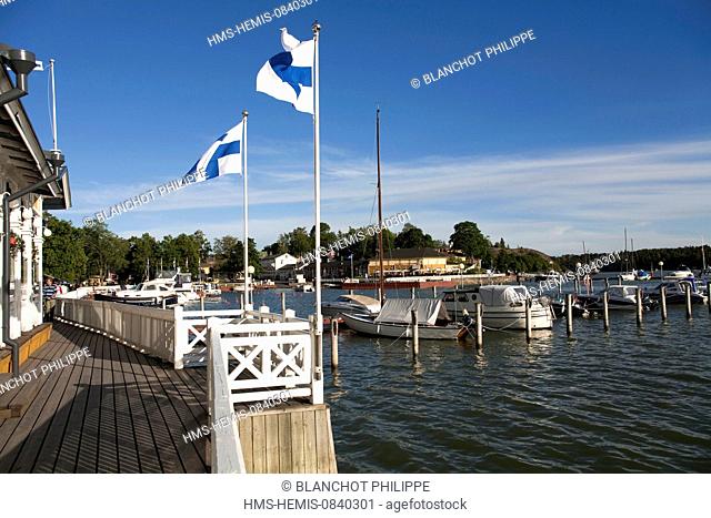 Finland, Southwest Finland, Naantali marina