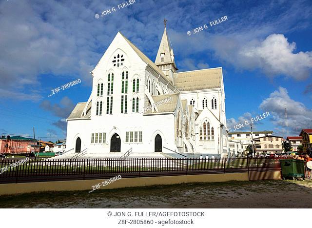 St. George's Anglican Cathedral in Georgetown, Guyana, at 143 feet tall, is one of the tallest timber-built buildings in the world