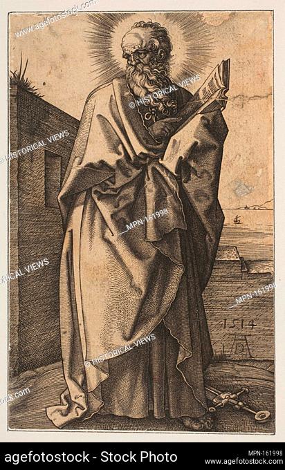 Saint Paul (copy). Artist: Jan (Johannes) Wierix (Netherlandish, Antwerp 1549-1615 Brussels); Artist: After Albrecht Dürer (German