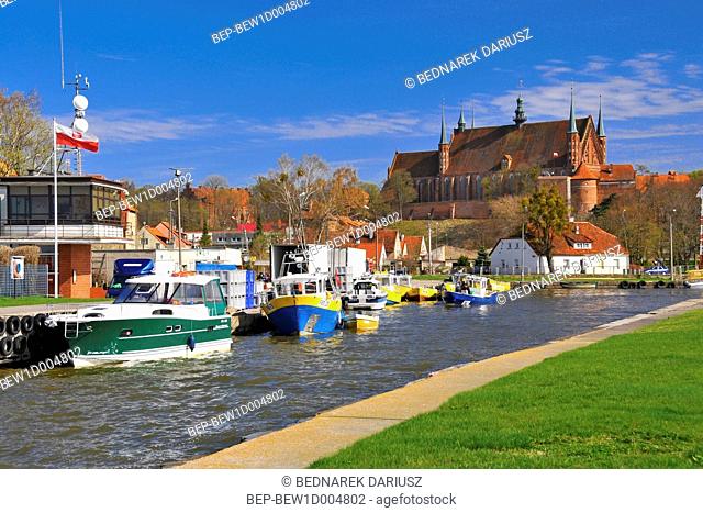 Harbor in Frombork, Warmian-Masurian Voivodeship, Poland