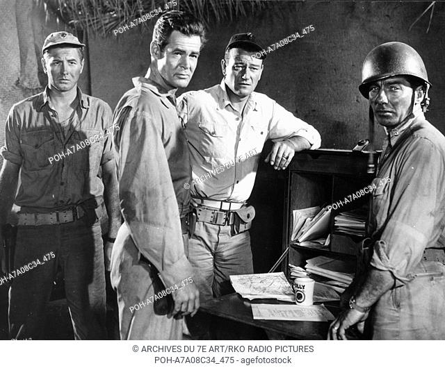 Flying Leathernecks  Year : 1951 USA Robert Ryan , John Wayne , Don Taylor  Director: Nicholas Ray. It is forbidden to reproduce the photograph out of context...