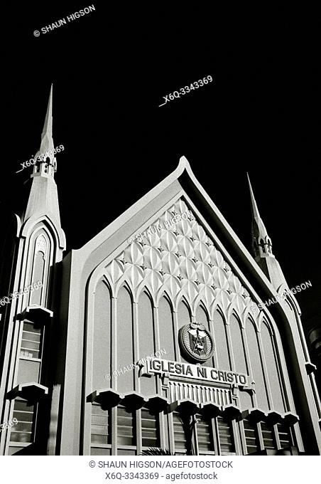 Church of Christ Inglesia Ni Cristo in Poblacion Makati in Manila in Luzon Metro Manila in the Philippines in Southeast Asia Far East