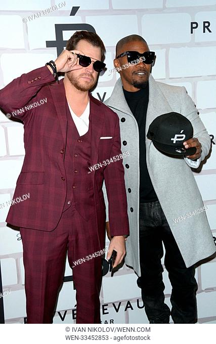 Prive Revaux Eyewear's New York Flagship Launch Event - Red Carpet Arrivals Featuring: Jamie Foxx Where: New York, New York