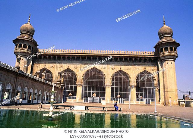 Mecca masjid , Hyderabad , Andhra Pradesh , India