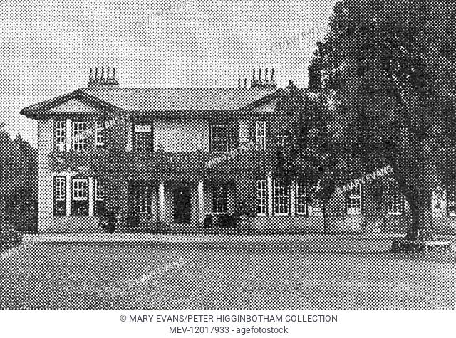 Hollins Hall, Hampsthwaite, West Yorkshire, to where Barnardo's Bruce-Porter Hospital Home at Folkesto3e was evacuated in 1940