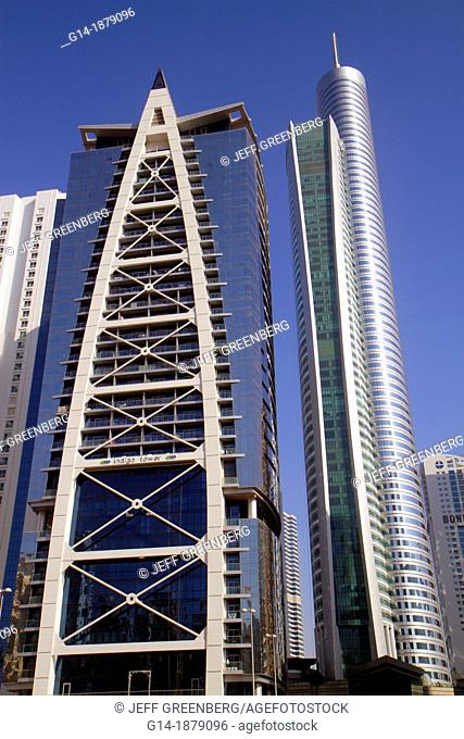 United Arab Emirates, Dubai, Jumeirah Lake Towers, Indigo Tower, Almas Tower