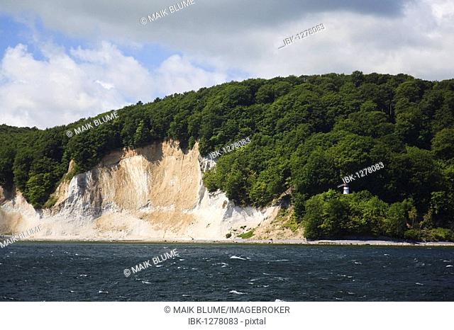 Chalk cliffs, Nationalpark Jasmund National Park, Ruegen, Mecklenburg-Western Pomerania, Germany, Europe