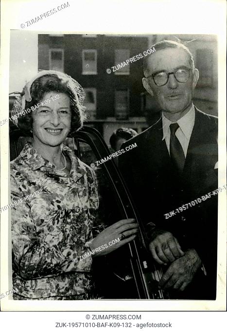 Oct. 10, 1957 - Lord Aberdare Killed in car crash Married less than a month ago :Lord Aberdare the 72 year old Sportsmen peer was killed today when his car...