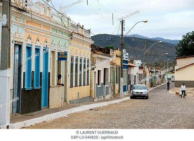 City, Houses, Palmeiras, Chapada Diamantina, Bahia, Brazil