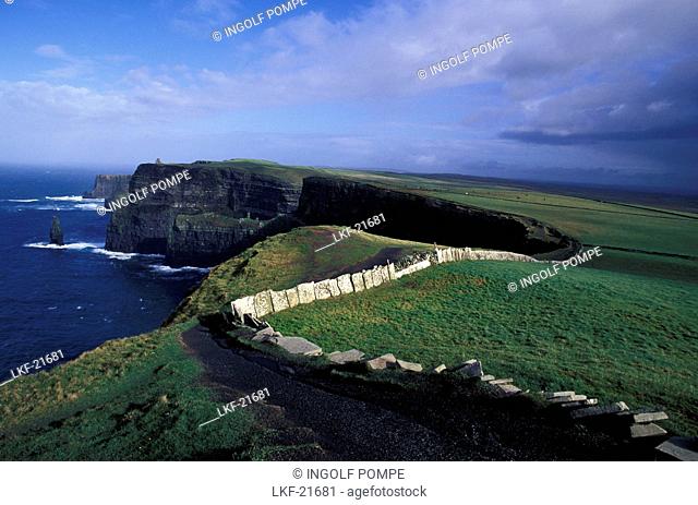 Cliffs near Moher, Aillte an Mhothair, Clare County, Ireland