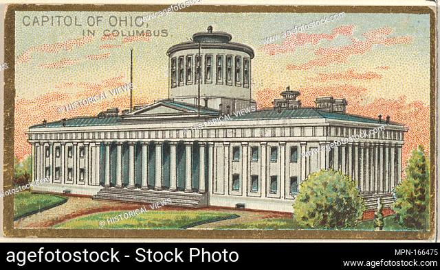 Capitol of Ohio in Columbus, from the General Government and State Capitol Buildings series (N14) for Allen & Ginter Cigarettes Brands