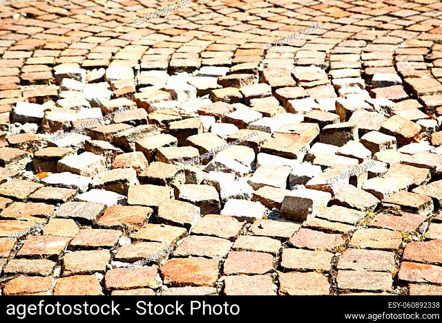 step  brick in   italy old wall and texture material the  background