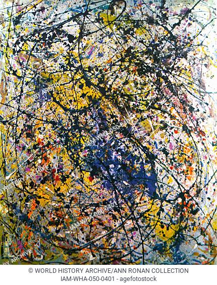 Jackson Pollock (1912-56) Reflection of the Big Dipper, 1945, Oil on canvas. It was Pollock in America who was responsible for the decisive revolution in...