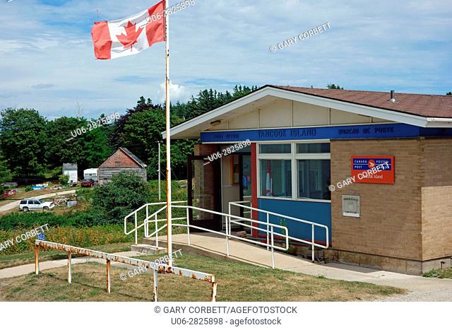 Tancook island, Nova Scotia, Canada showing the post office