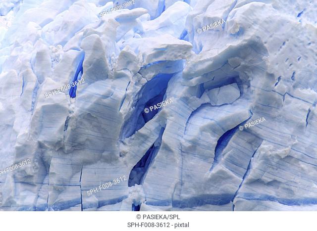 Perito Moreno Glacier. View of the Perito Moreno Glacier, Los Glaciares National Park, Santa Cruz Province, Patagonia, Argentina