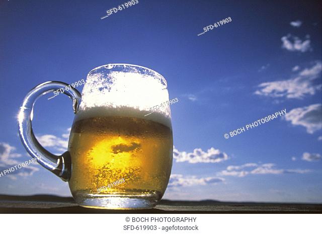 Mug of Beer, Blue Sky