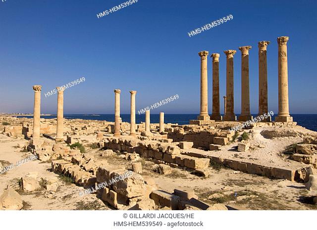 Libya, Tripolitania, Al Nuqat, Roman site of Sabratha, listed as World Heritage by UNESCO