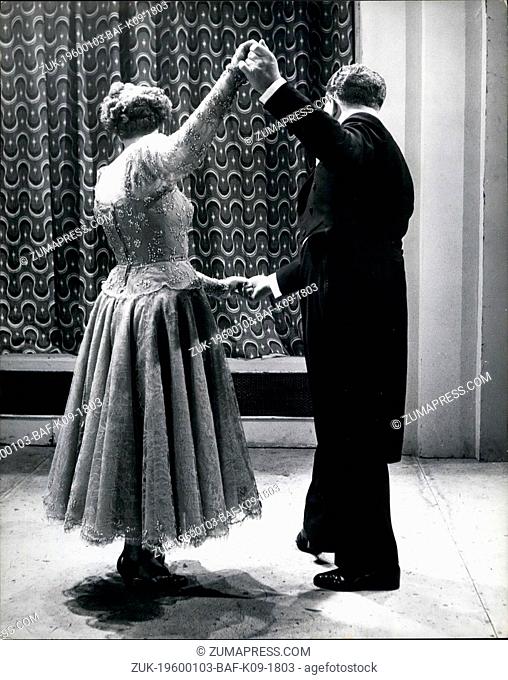 Feb. 24, 1962 - Sydney and Mary Thompson are in position ready to start A Waltz for The Queen Facing each other they hold hands and shoulder