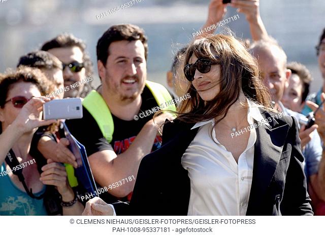 Monica Bellucci attends the Donostia Award photocall during the 65th San Sebastian Film Festival on September 27, 2017 in San Sebastian, Spain