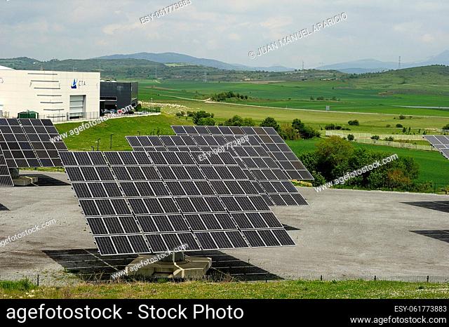 Solar cells at the Alava Technology Park in Miñano, Basque Country, Spain