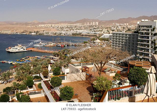 A hotel resort at the Red Sea, Eilat, Israel