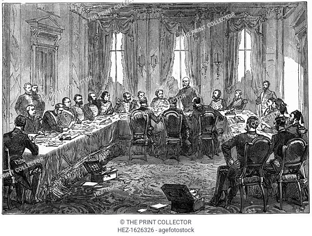 The sitting of the Congress of Berlin, 1878. The Congress of Berlin was a meeting of the leading statesmen of the European Great Powers and the Ottoman Empire...