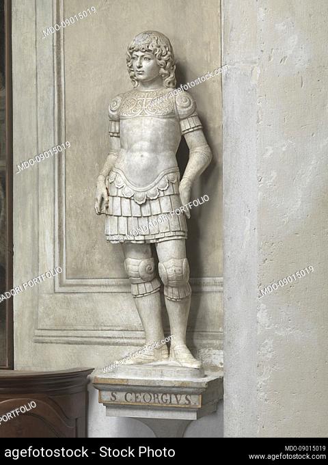 Lombard sculptor, San Giorgio. Italy, Veneto, Venice, Sacristy of the Abbey of San Giorgio Maggiore. Total