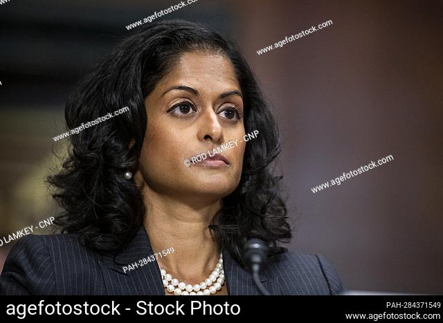 Nusrat Jahan Choudhury appears before a Senate Committee on the Judiciary hearing for her nomination to be United States District Judge for the Eastern District...