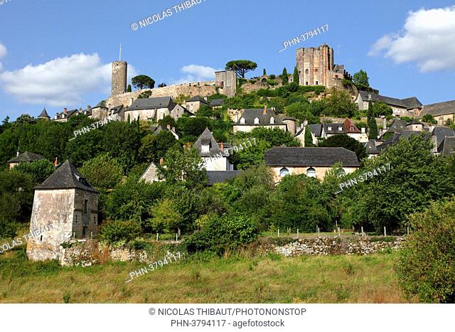 France, Nouvelle Aquitaine, Correze department (19), Turenne (most beautiful village of France)