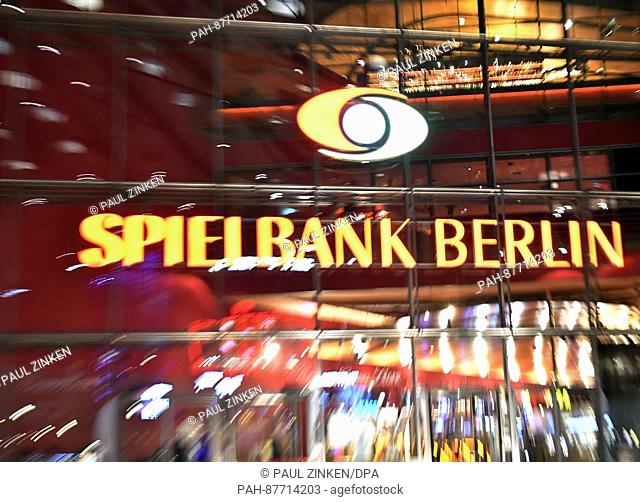 The entrance to the Spielbank Berlin, the casino with the highest turnover in Germany, in Berlin, Germany, 26 January 2017