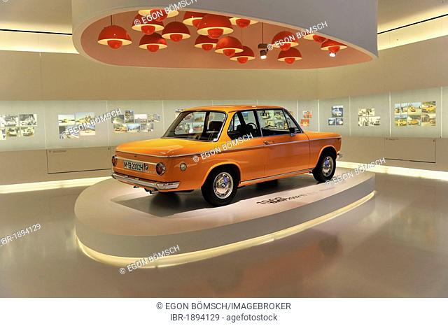 BMW 2002 TI of 1968, BMW Museum, Munich, Bavaria, Germany, Europe