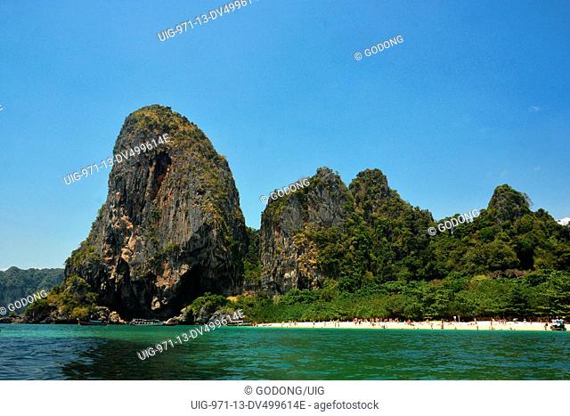Phranang Bay cliffs. Thailand