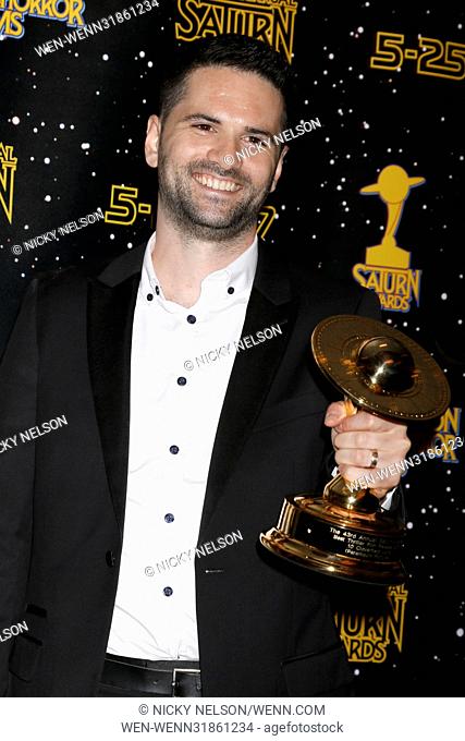 43rd Annual Saturn Awards - Press Room at the The Castaways on June 28, 2017 in Burbank, CA Featuring: Dan Trachtenberg Where: Burbank, California