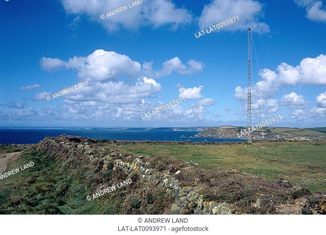Radio mast at site of first transatlantic radio message sent by Marconi