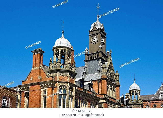 England, North Yorkshire, York. York Magistrates' Court, an imposing Victorian building in Clifford Street built in 1891