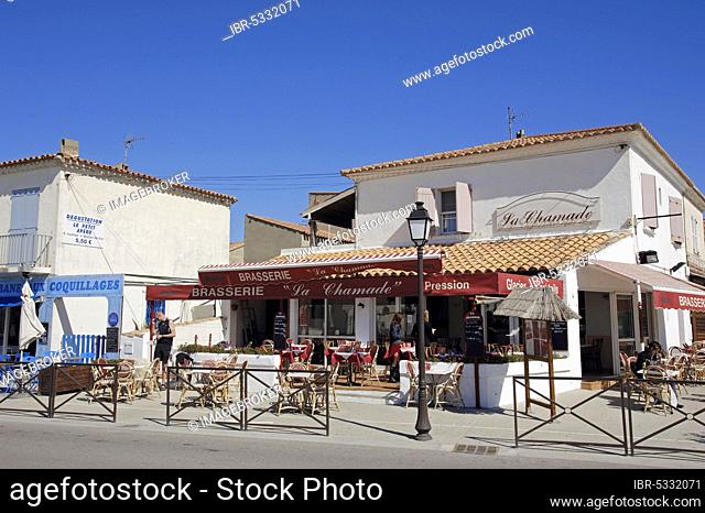 Restaurant, Les Saintes-Maries-de-la-Mer, Camargue, Bouches-du-Rhone, Provence-Alpes-Cote d'Azur, South of France